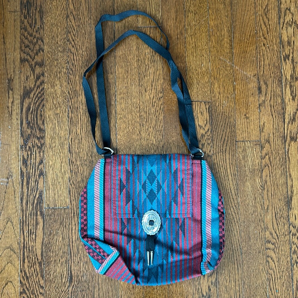 Vintage Southwest Tapestry Shoulder Bag